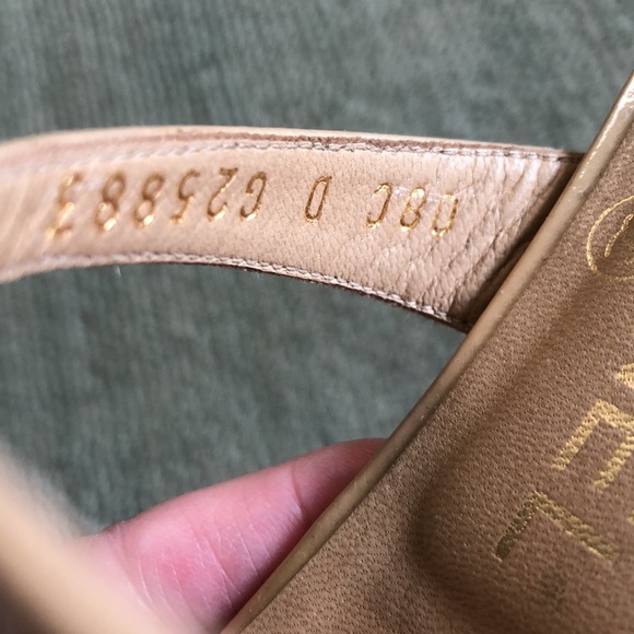 Chanel 38 Patent Flat “Toe Ring” Sandals - Picture 5 of 8